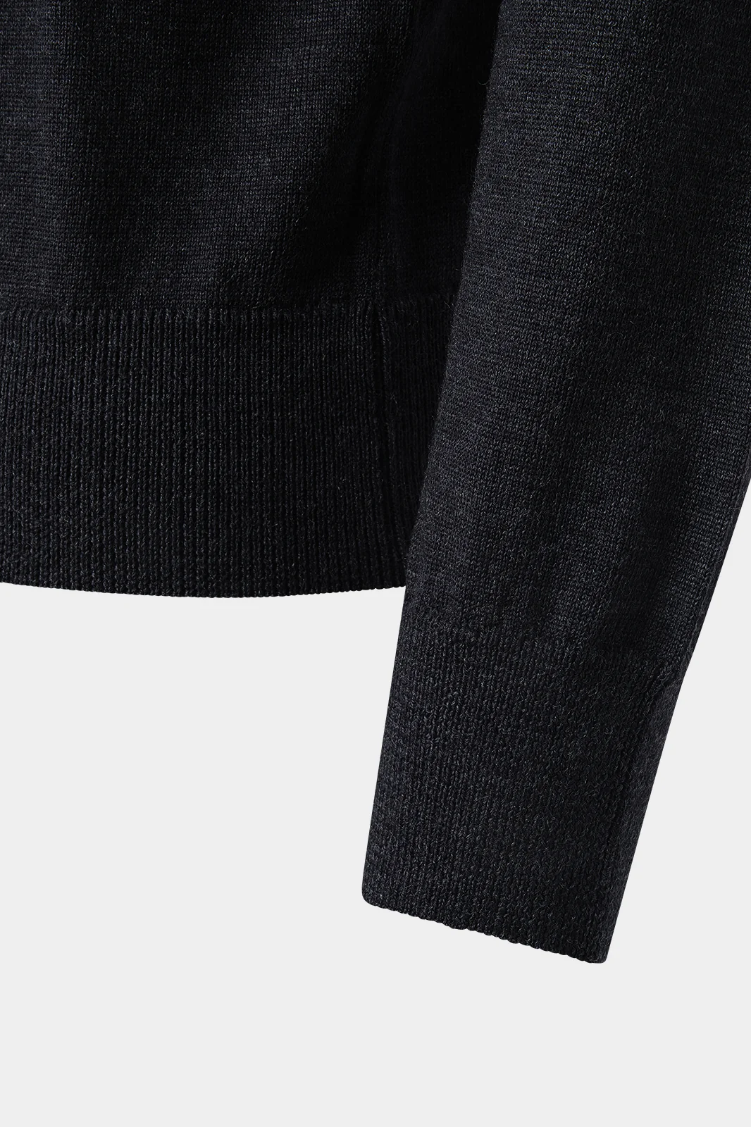 Pull col roulé - Gris anthracite - Image 3