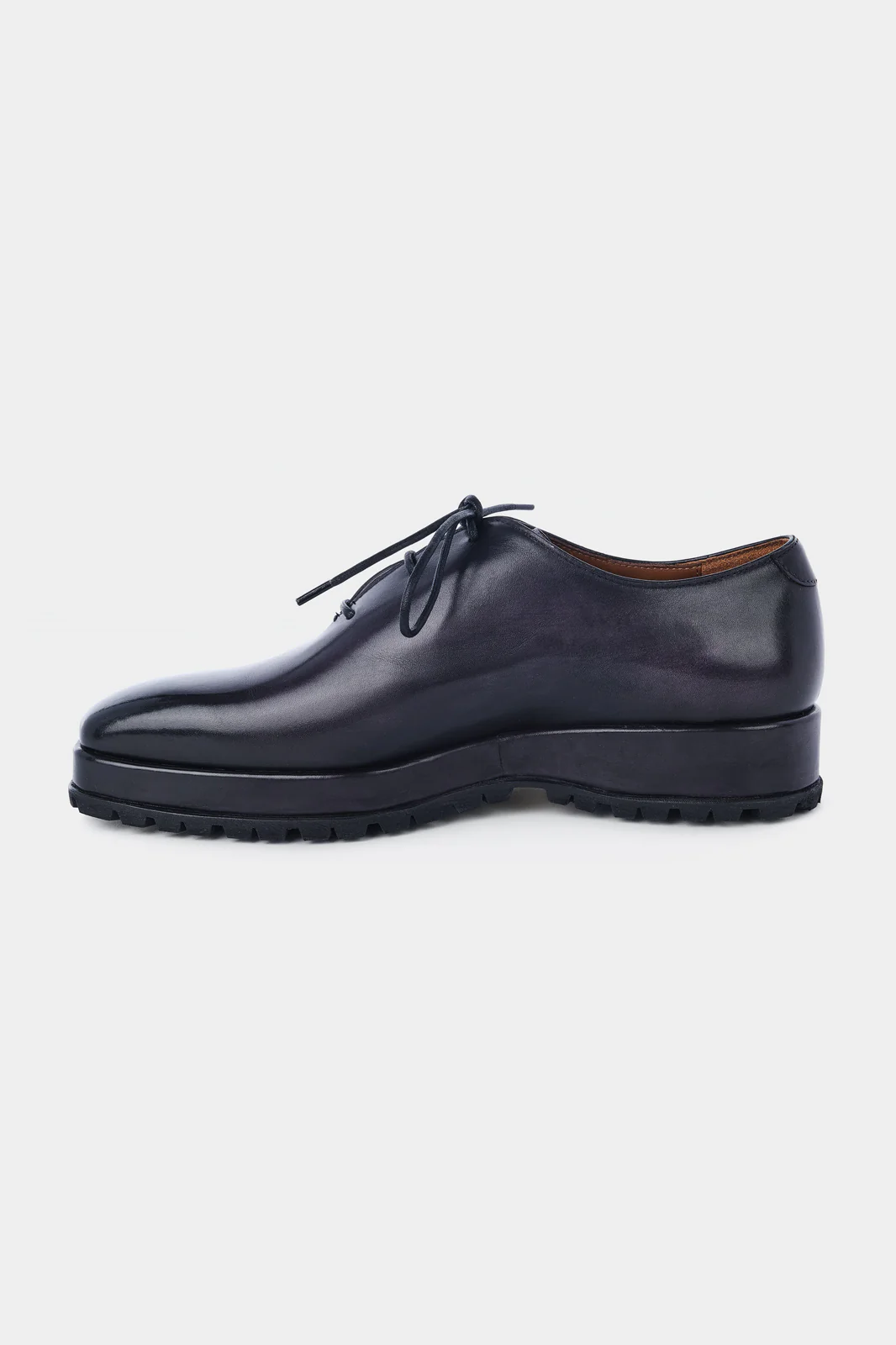 Souliers à lacets patiné - Gris - Image 3