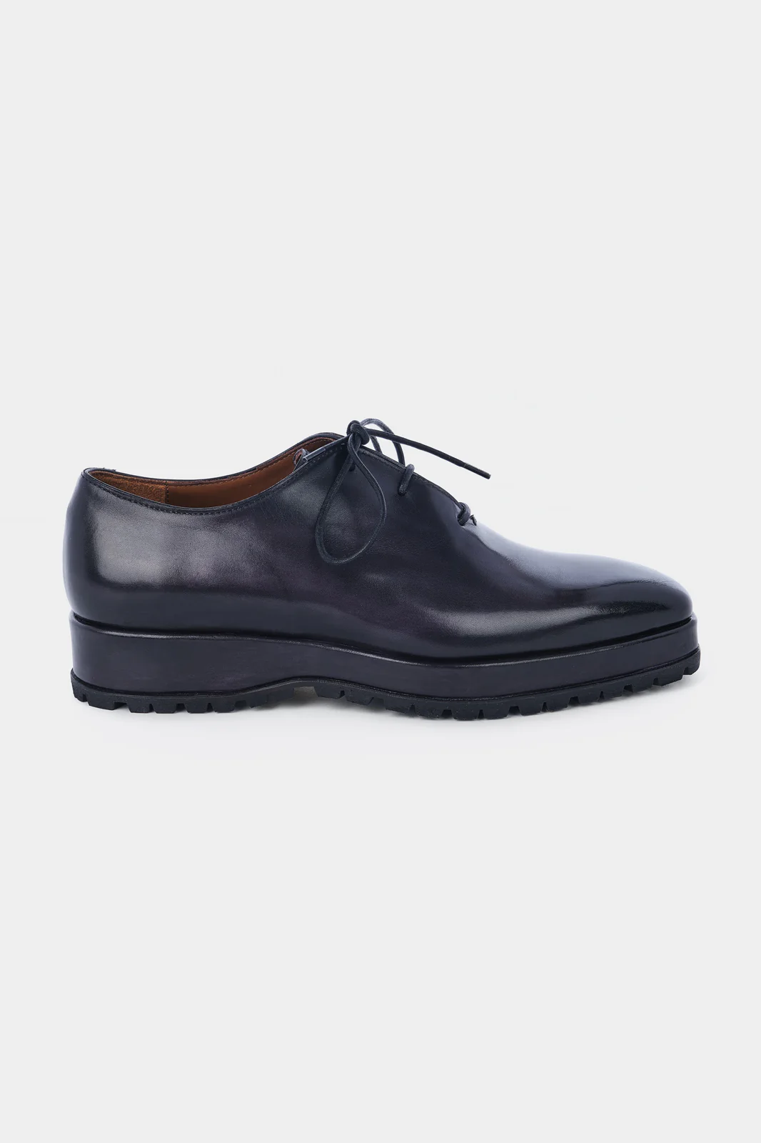Souliers à lacets patiné - Gris - Image 4