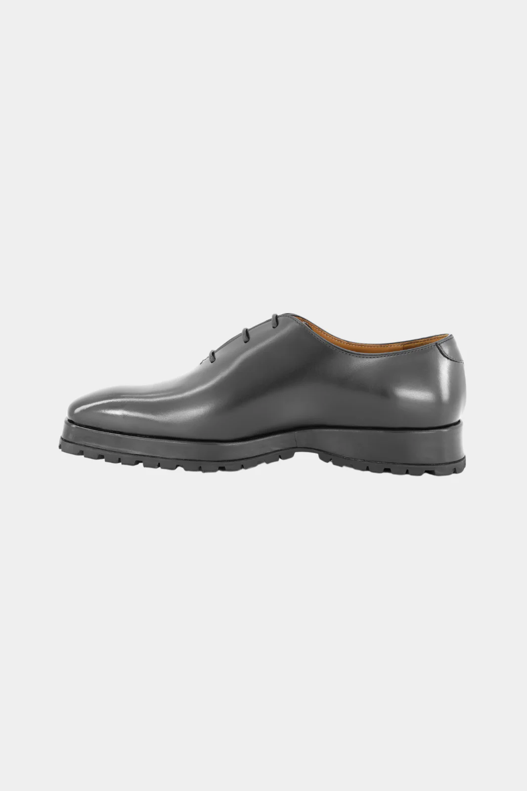 Souliers à lacets patiné - Noir - Image 3