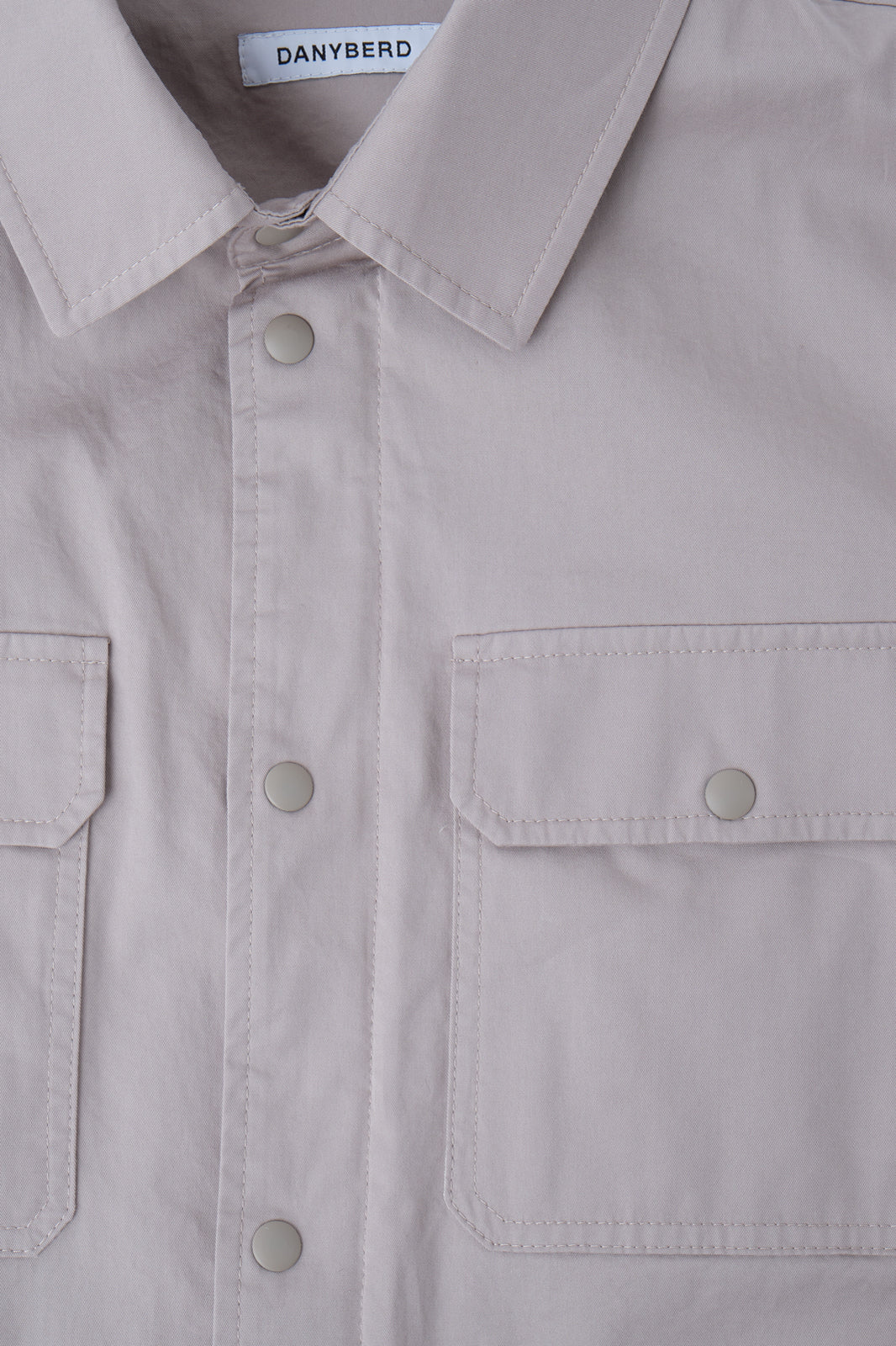 Surchemise en coton - Beige - Image 3