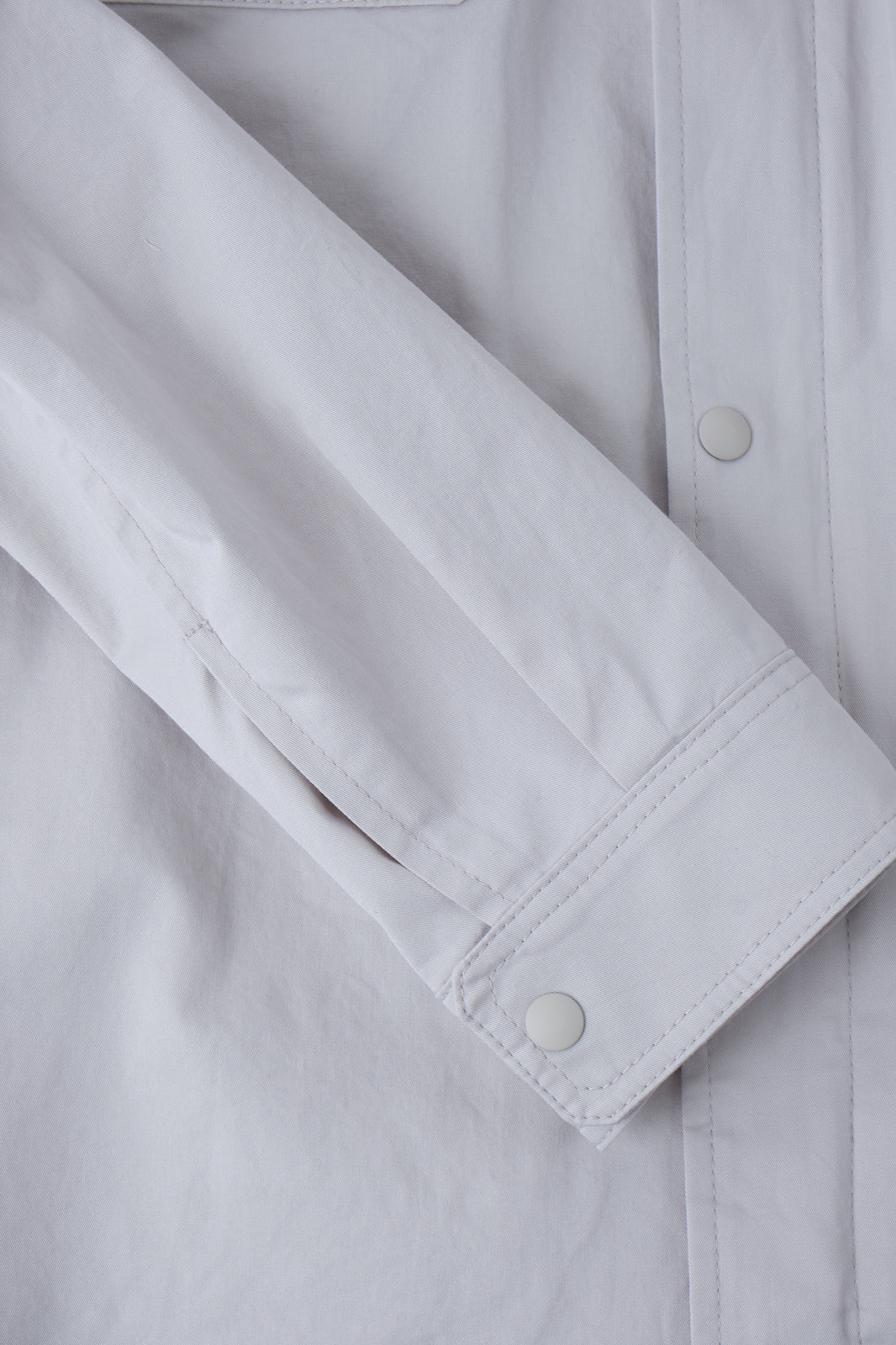 Surchemise en coton - Gris - Image 3