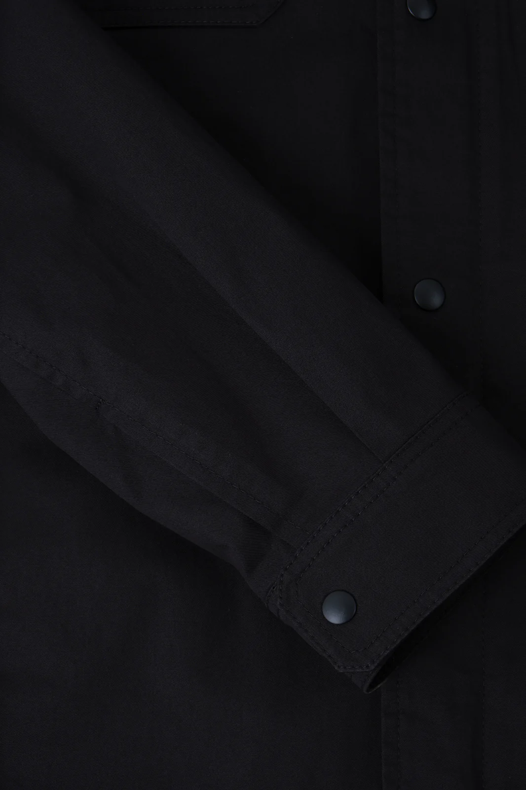 Surchemise en coton - Noir - Image 3