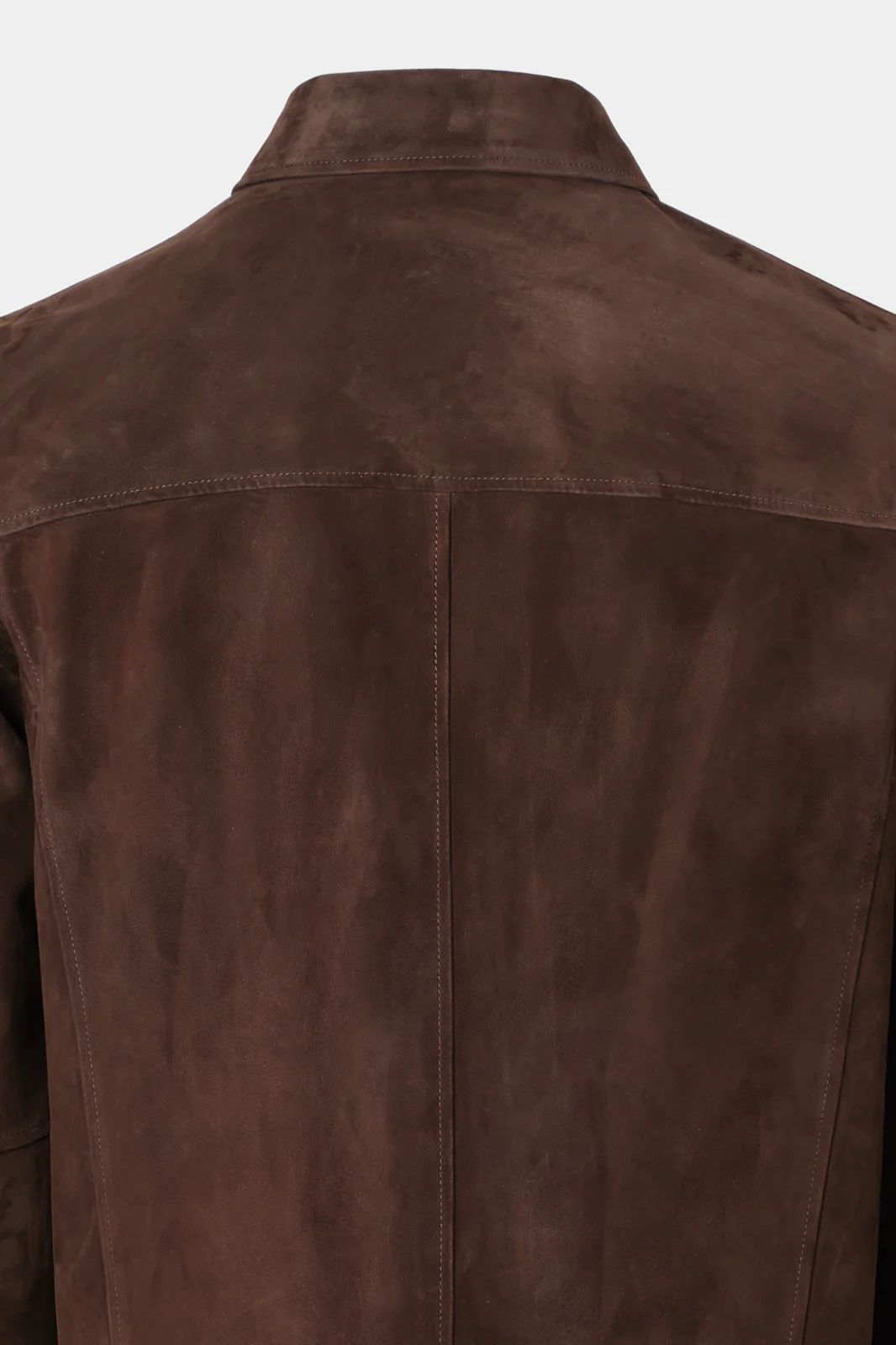 Surchemise en peau - Marron - Image 5
