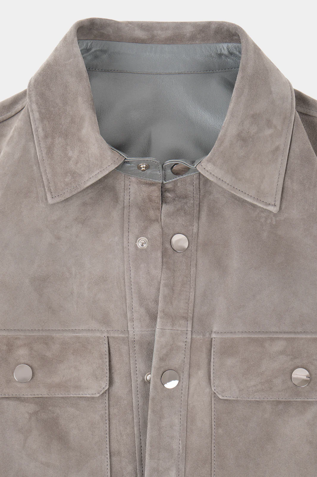 Surchemise en peau - Anthracite - Image 3