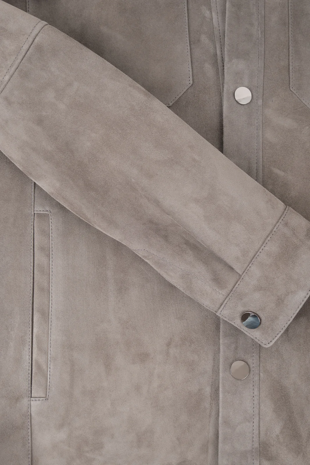 Surchemise en peau - Anthracite - Image 4