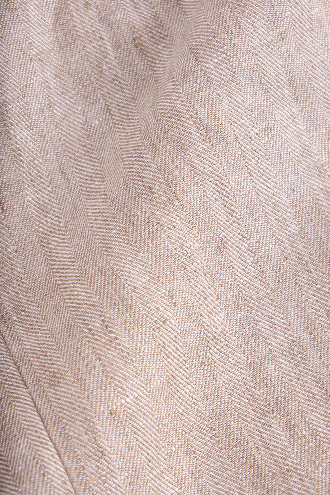 Veste en lin poche plaquée - Beige - Image 5